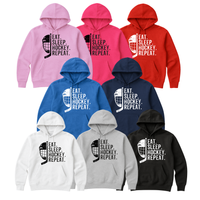 Hockey Hoodie, Eat Sleep Hockey Repeat