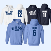 Hoodie, West Hill Fan Gear