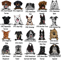 Pillow, Custom Dog Print