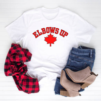 Elbows Up Leaf, Unisex T-Shirt