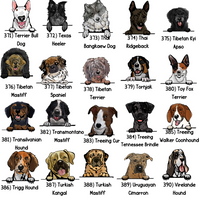 Pillow, Custom Dog Print