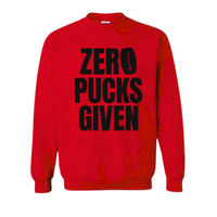 Hockey Crew Sweatshirt, Zero Pucks