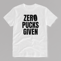 Hockey T-Shirt, Zero Pucks