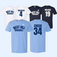 T-Shirt, West Hill Baseball
