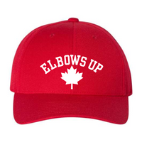 Elbows Up - Embroidered Adjustable Baseball Cap