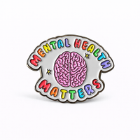Enamel Pin, Mental Health Matters