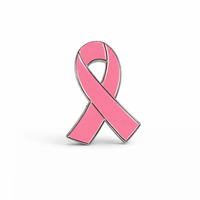 Enamel Pin, Pink Ribbon, Breast Cancer Awareness