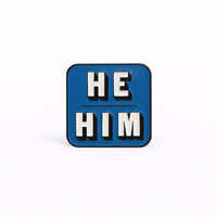 Enamel Pin, Pronouns, She/Her, He/Him, They/Them, She/They, He/They