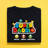 T-Shirt, Super Daddio, Super Mommio, Super Kiddio
