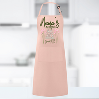 Cotton Apron, Mama's Kitchen with Custom Names