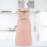Cotton Apron, Mama's Kitchen with Custom Names