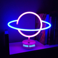 Neon Light, Customized with a Name On the Base