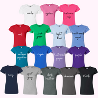 Women's Custom T-Shirt - Printed With Your Design
