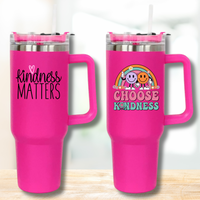 Tumbler, 40oz Stanleigh, Pink Shirt Day, Anti Bullying