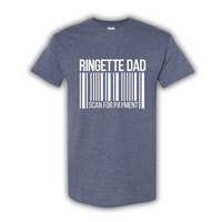 T-Shirt, Ringette Dad Scan for Payment