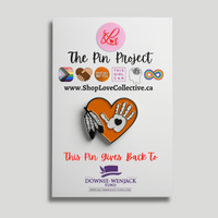 Enamel Pin, Indigenous Reconciliation, Orange Shirt Day, Every Child Matters
