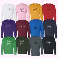 Custom Unisex Long Sleeve T-Shirt, Heavy Cotton™