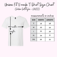 Custom T-Shirt, Unisex Fit V-neck, Any Design
