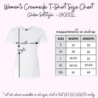 Custom T-Shirt, Women's Fit Crewneck, Any Design