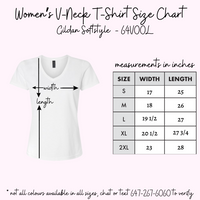 Custom T-Shirt, Women's Fit V-neck, Any Design