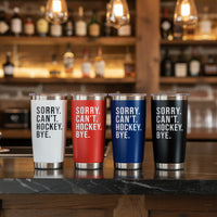 20oz Coffee Tumbler, Eat Sleep Hockey Repeat