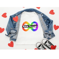 T-Shirt, Autism Acceptance, The Artsy Autistic, Youth Unisex