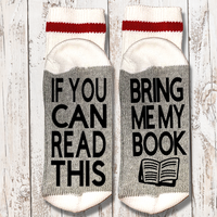 Cabin Socks, STUDENTS / READING, If You Can Read This
