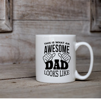 Mug, 15oz White, Dad Theme