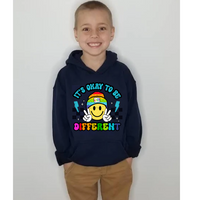 Hoodie, It's OK To Be Different, Youth Unisex