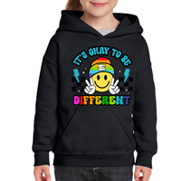 Hoodie, It's OK To Be Different, Youth Unisex
