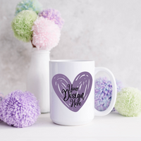 Custom Mug, Standard 11oz Ceramic, Sublimated, Any Design