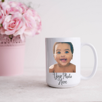Custom Mug, Standard 11oz Ceramic, Sublimated, Any Design