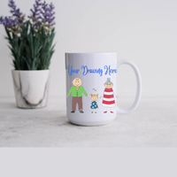 Custom Mug, Standard 11oz Ceramic, Sublimated, Any Design