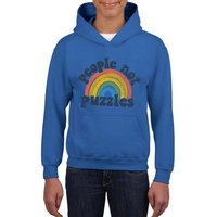 Hoodie, People Not Puzzles, Youth Unisex