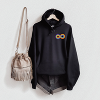 Hoodie, Rainbow Infinity Symbol, Adult Unisex