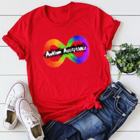 T-Shirt, Autism Acceptance, The Artsy Autistic, Adult Unisex