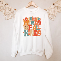 Sweatshirt, Celebrate Minds of All Kinds, Adult Unisex