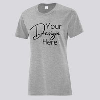Custom T-Shirt, Women's Fit Crewneck, Any Design