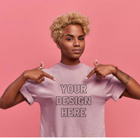 Custom T-Shirt, Women's Fit Crewneck, Any Design