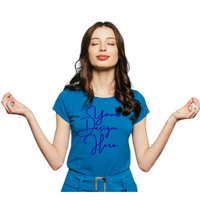 Custom T-Shirt, Women's Fit Crewneck, Any Design