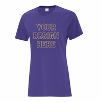 Custom T-Shirt, Women's Fit Crewneck, Any Design