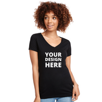 Custom T-Shirt, Women's Fit V-neck, Any Design