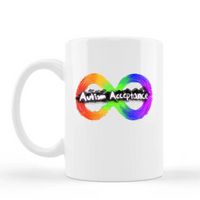 Mug, 15oz, Autism Acceptance, The Artsy Autistic