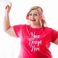 Custom T-Shirt, Women's Fit Crewneck, Any Design