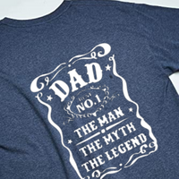T-Shirt, Dad, Man Myth Legend