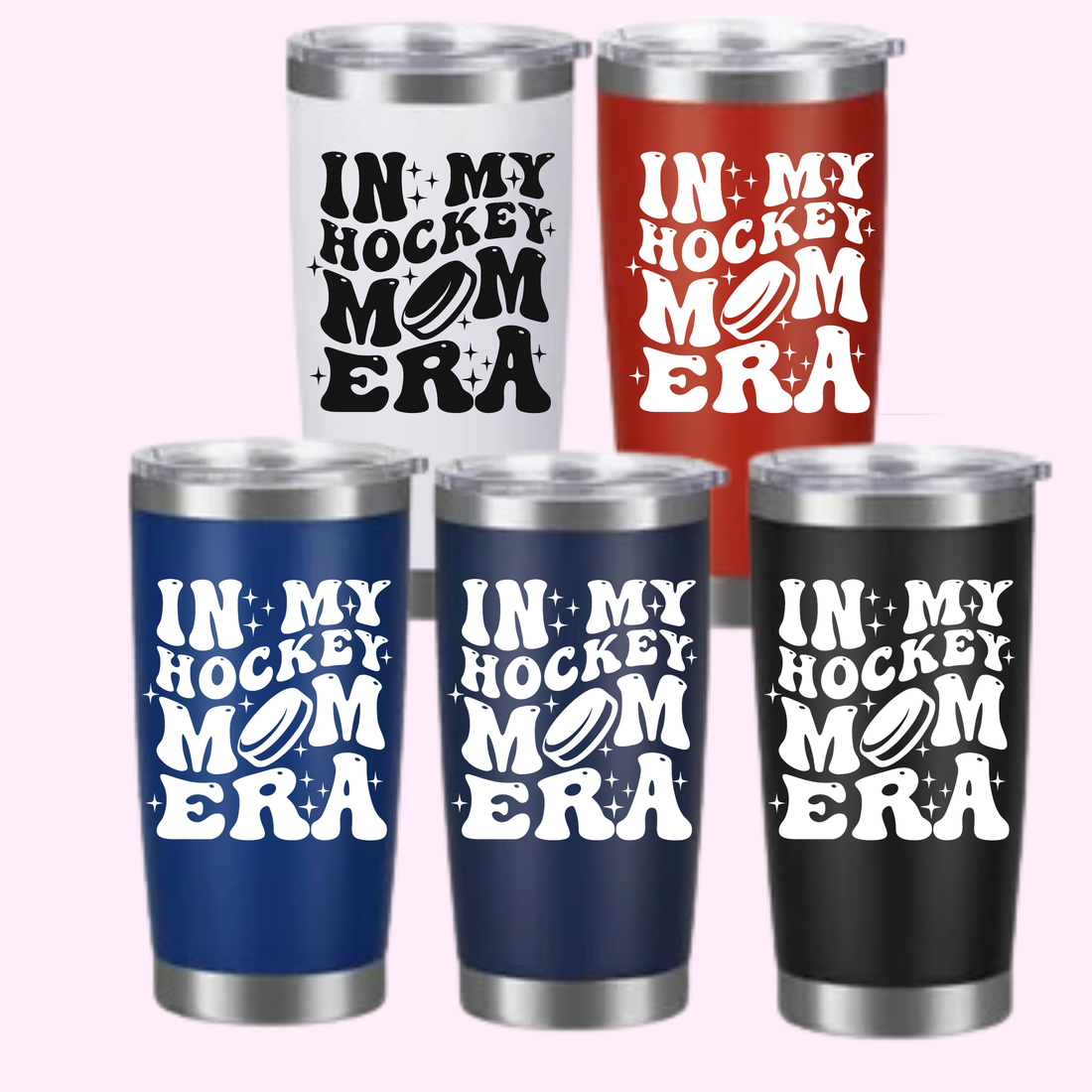 20oz Coffee Tumbler, In My Hockey Mom Era