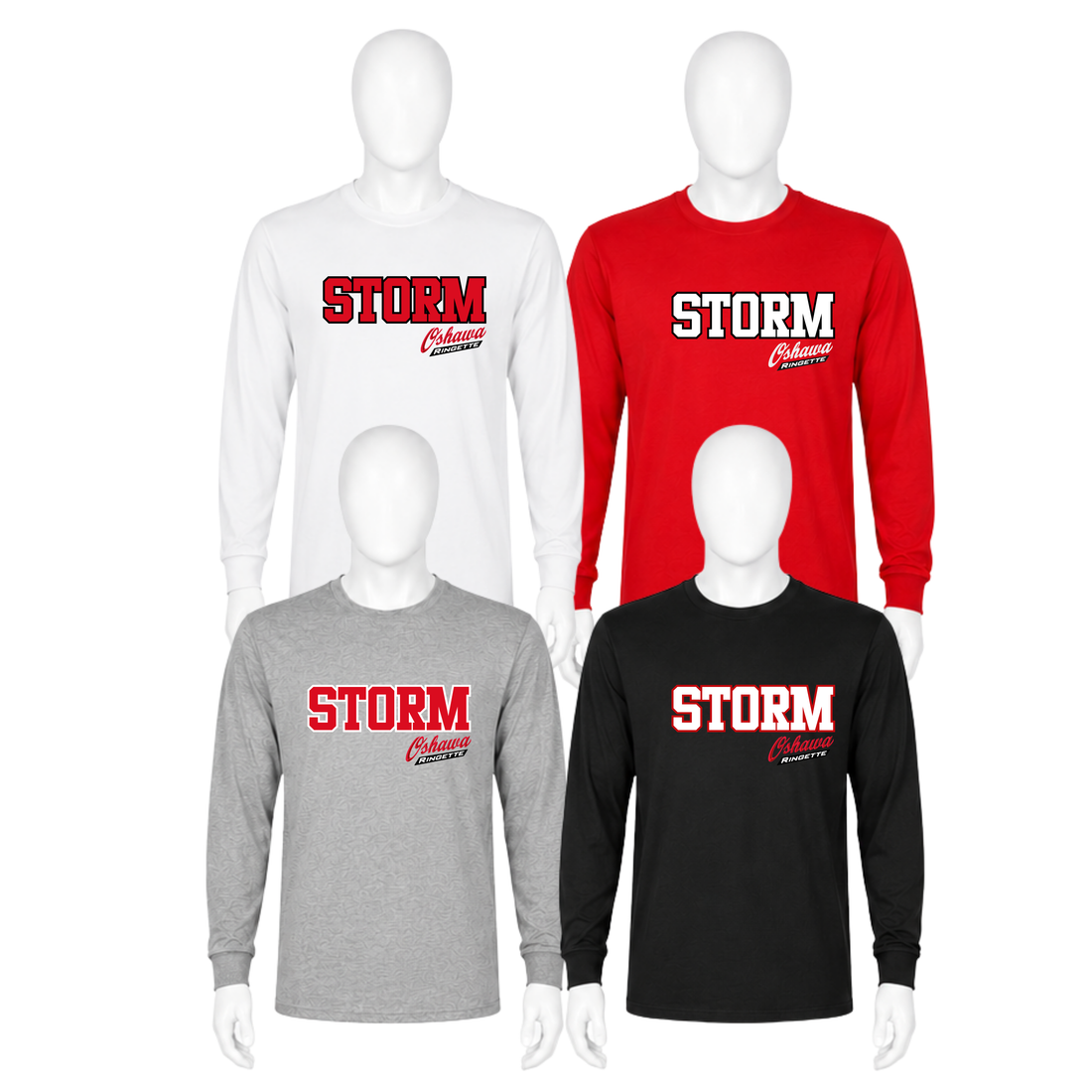Oshawa Ringette Long Sleeve T-Shirt, Printed