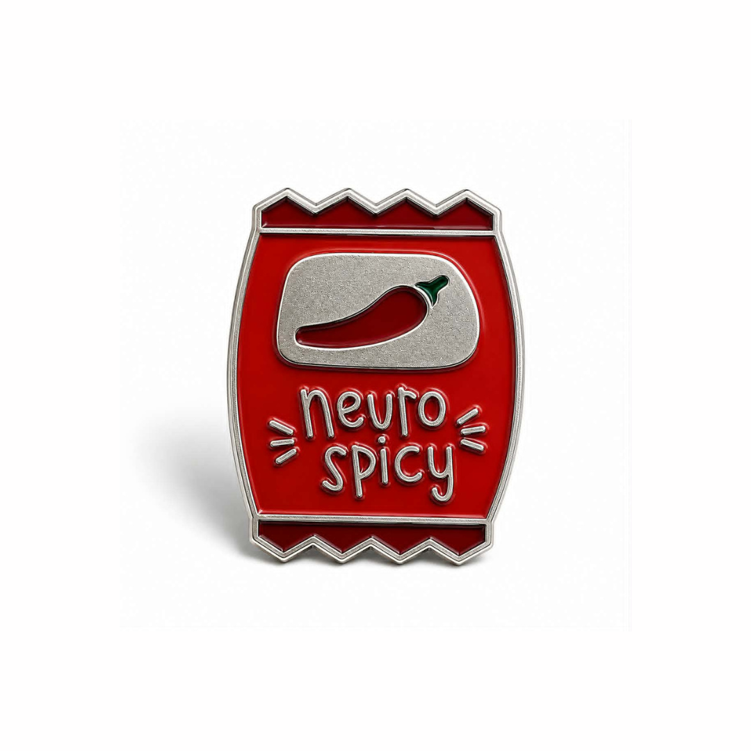 Enamel Pin, Neuro Spicy, Autism Acceptance