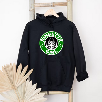 Hoodie, Ringette Coffee Girl