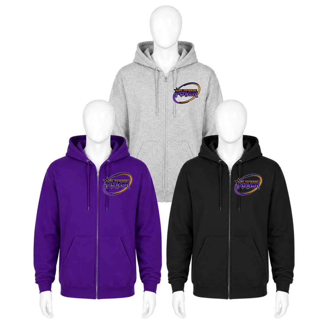 Ajax Pickering Ringette Full Zip Hoodie